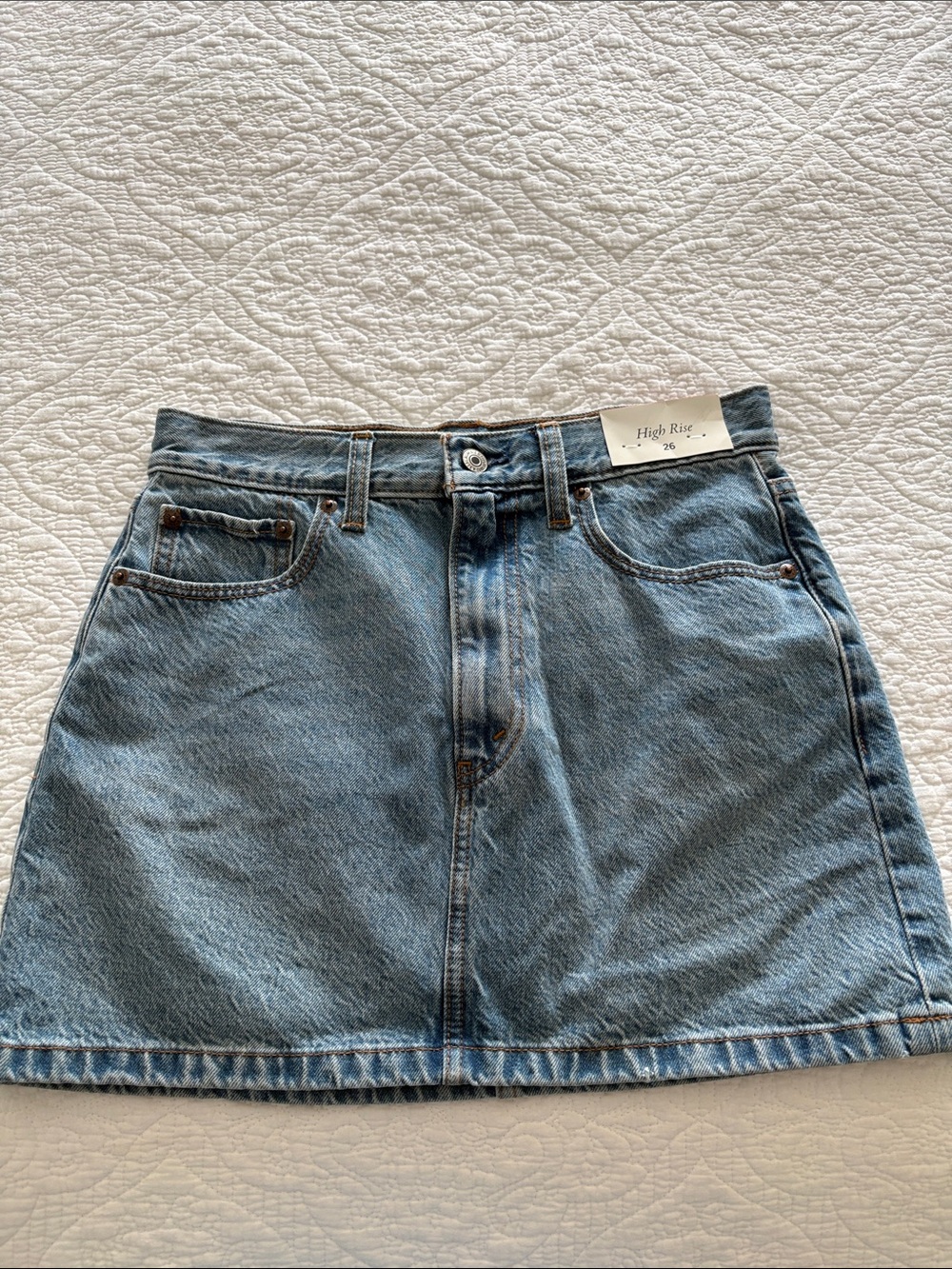 Abercrombie & Fitch Denim Mini Skirt